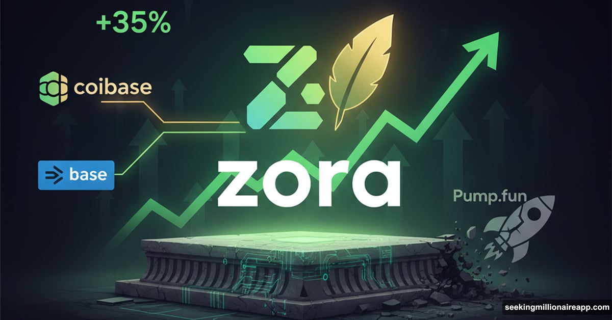Zora token elevated with Robinhood integration surpassing Pump.fun platform