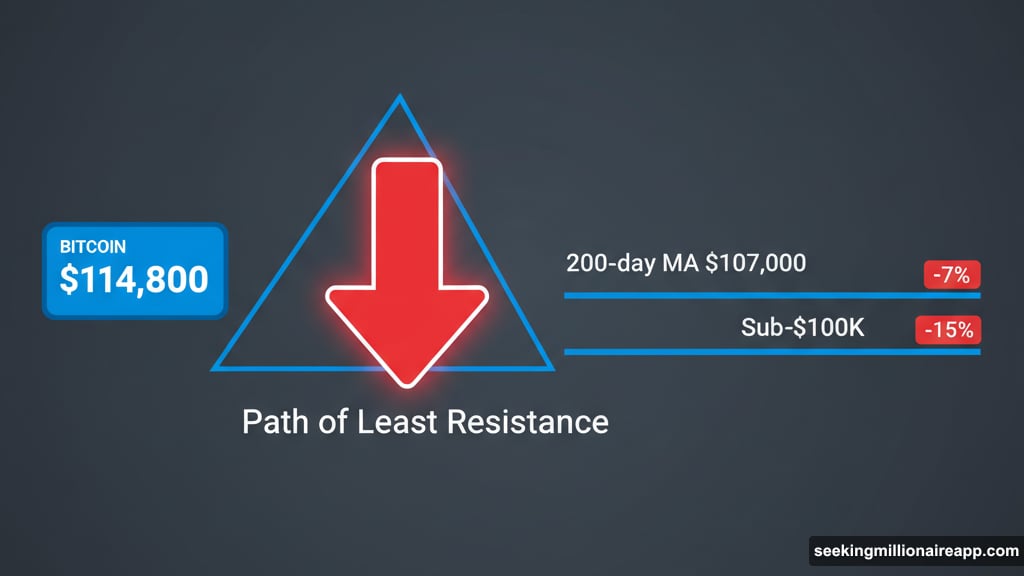 Bitcoin support levels at 200-day moving average and below
