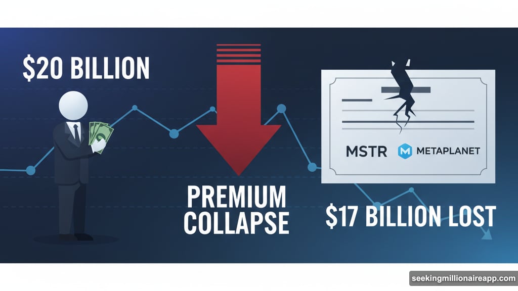 Retail investors lost seventeen billion dollars through Bitcoin treasury stocks