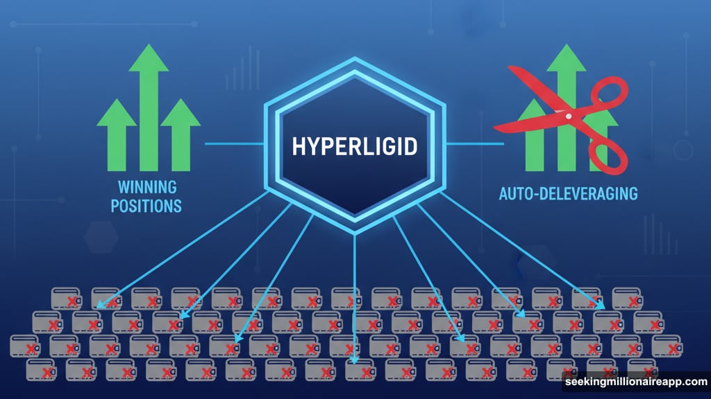Hyperliquid Auto-Deleveraging closed winning positions preventing system collapse