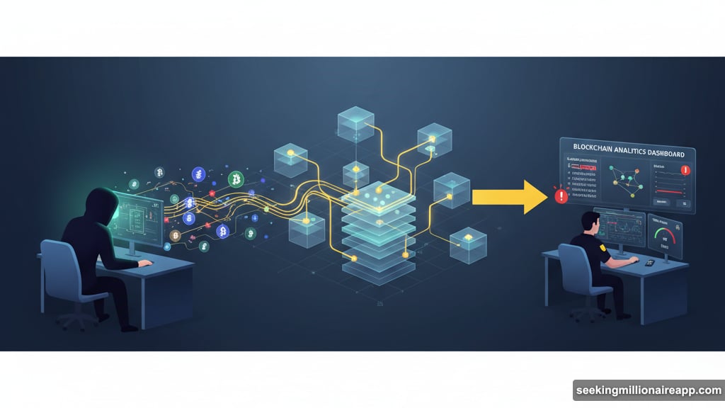 Use blockchain analytics to track down bad actors