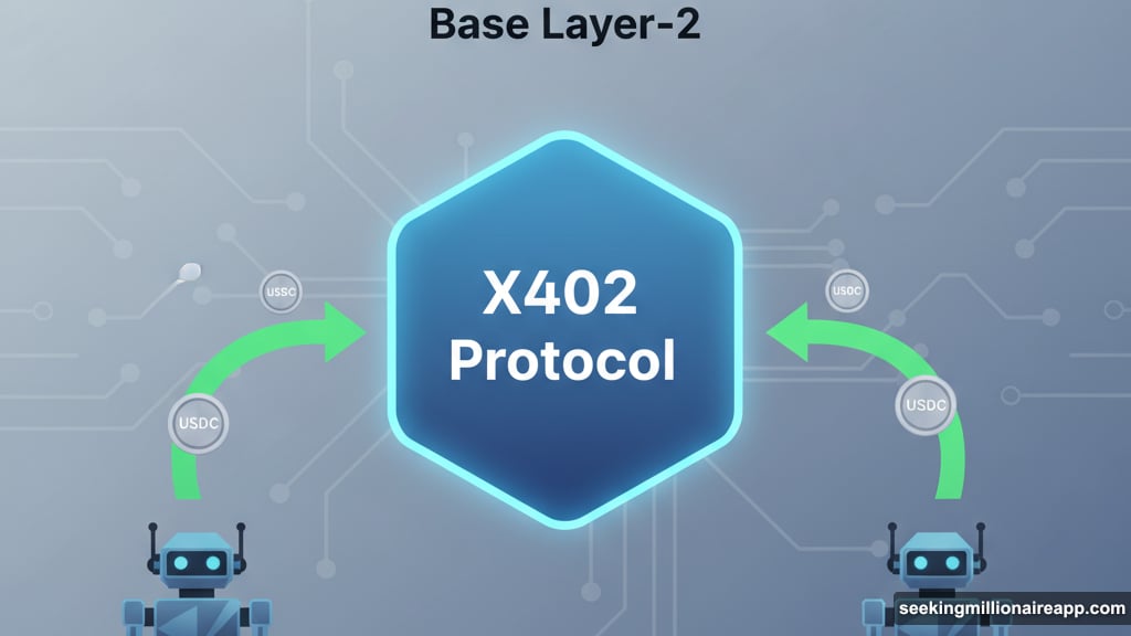 X402 protocol enables stablecoin transactions between AI agents on Base