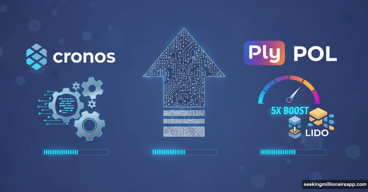 Three blockchain platforms Cronos Polygon Lido preparing major network upgrades