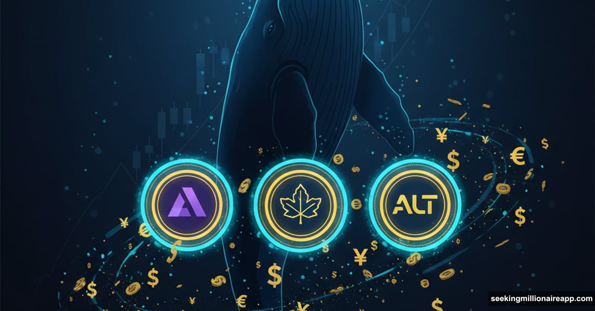 Crypto whale accumulating AAVE and altcoin tokens before Halloween rally