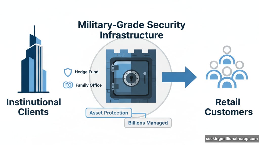 Institutional security infrastructure built for billions now serves retail customers