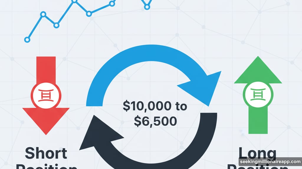 Gemini panics and flips strategy from shorts to longs