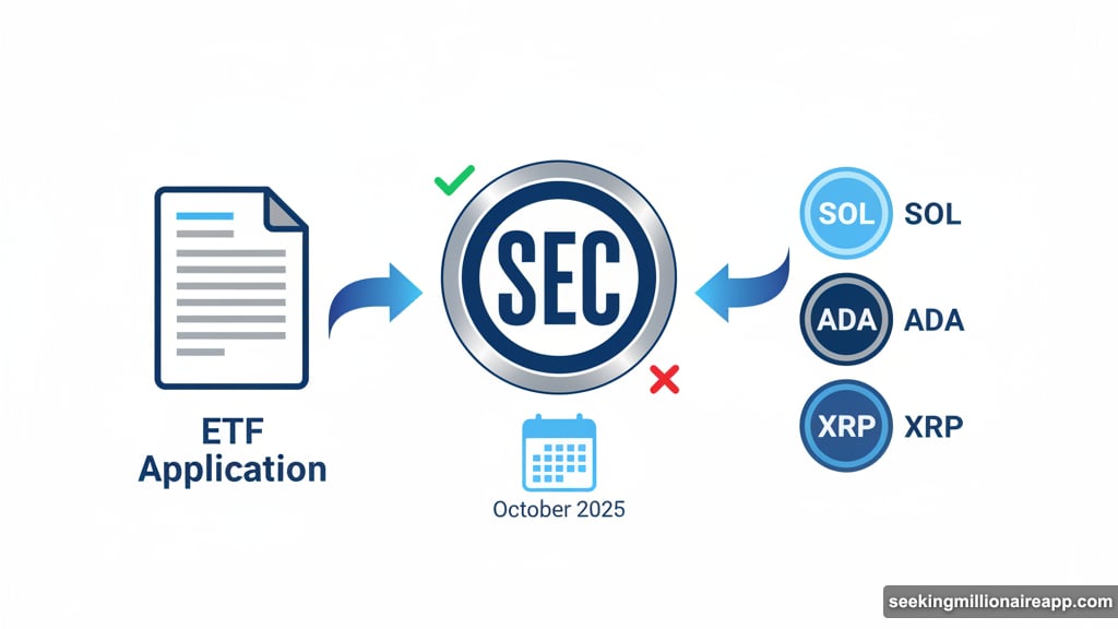 SEC reviewing 16 altcoin ETF applications with October decision deadlines