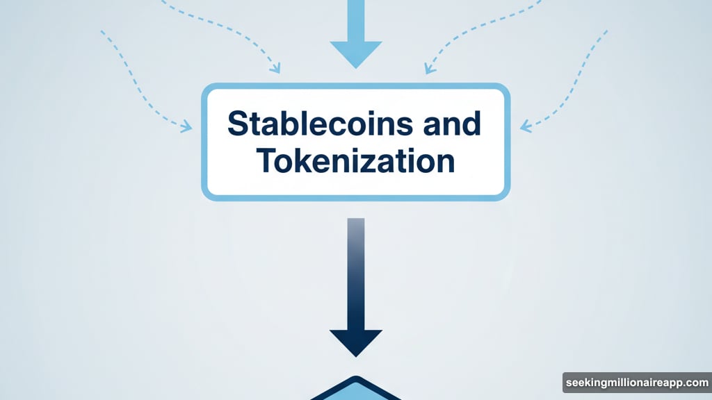 Traditional finance giants acknowledge blockchain could reshape markets with stablecoins