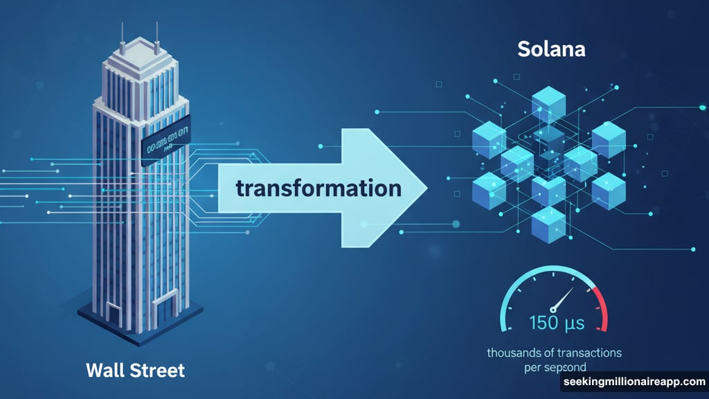 Solana represents the new Wall Street with 150 microsecond settlement