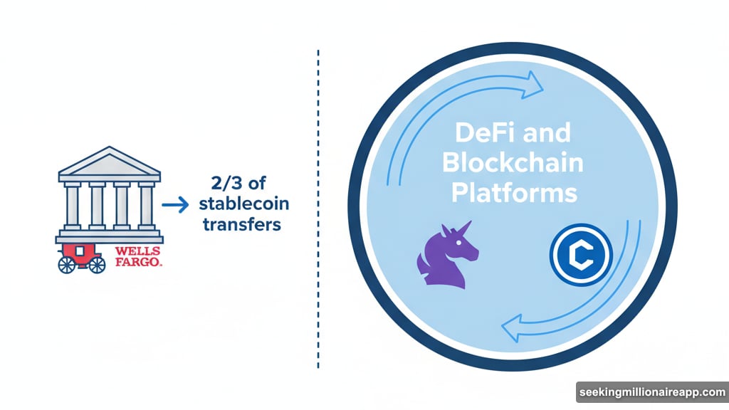 Parallel financial system not competing directly with traditional bank deposits