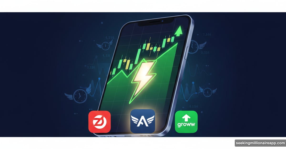 Trading platform comparison showing Angel One features versus competitors