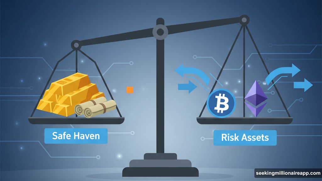 Trade wars create uncertainty investors shift to safer holdings