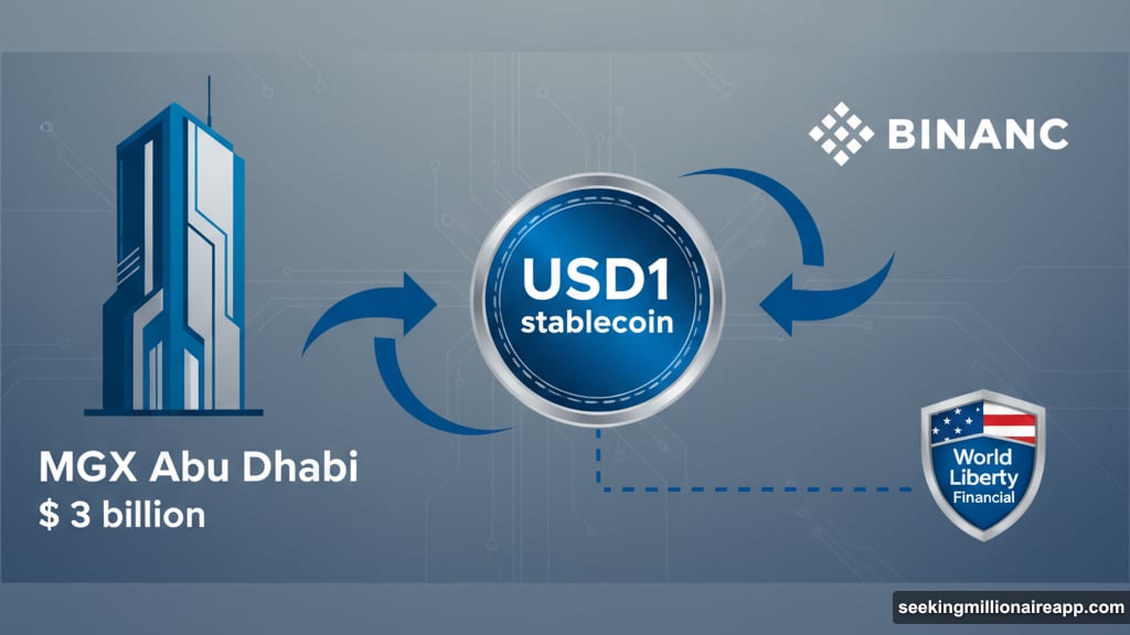 MGX used USD1 stablecoin issued by World Liberty Financial