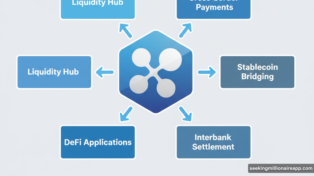 XRP utility spans cross-border payments tokenized assets and DeFi applications