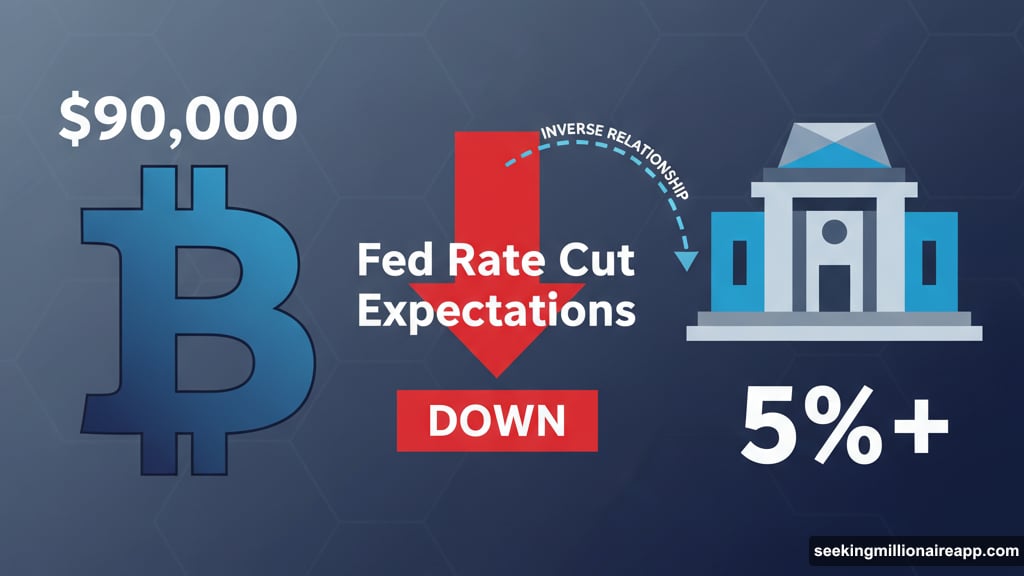 Federal Reserve rate cut expectations collapsed affecting Bitcoin price