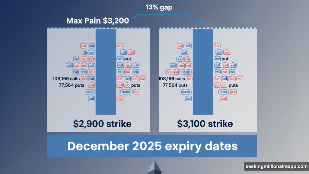 Ethereum strike activity concentrated at December 2025 expiry dates