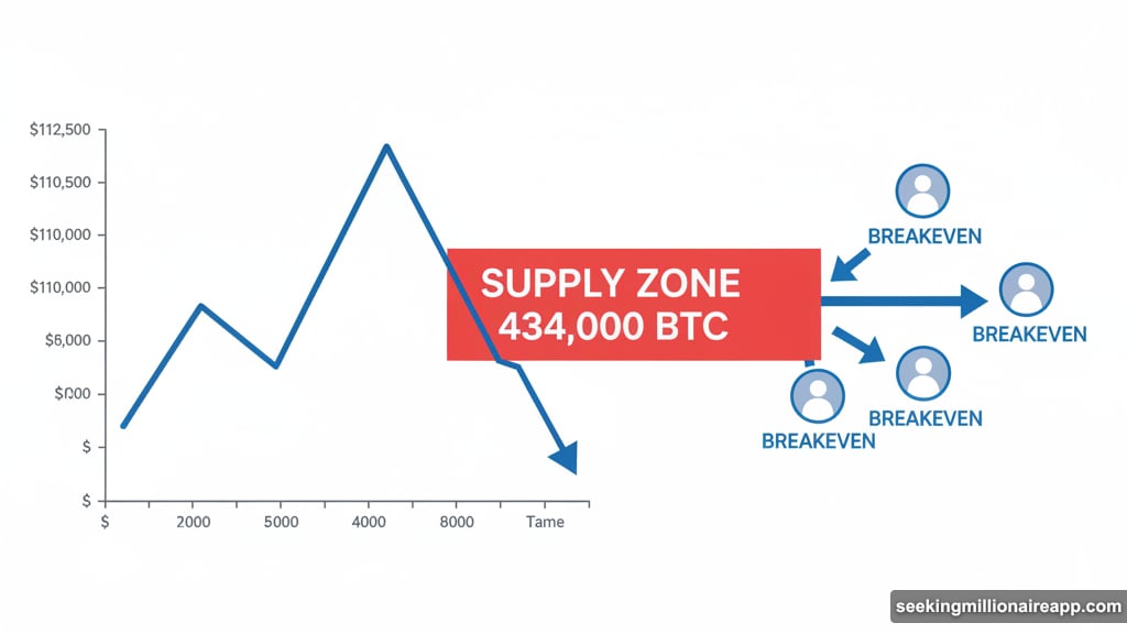 Supply wall blocks Bitcoin rally at $112,500 resistance level