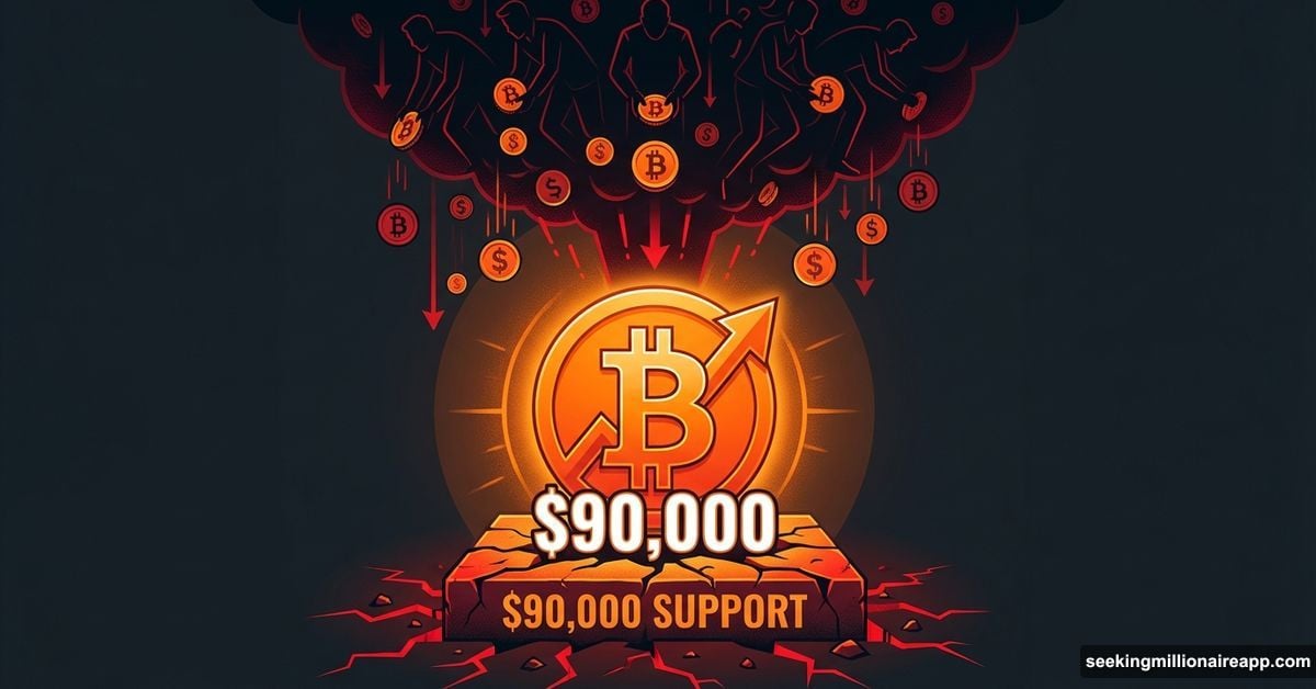 Bitcoin coin above $90,000 pressured by long-term holders selling