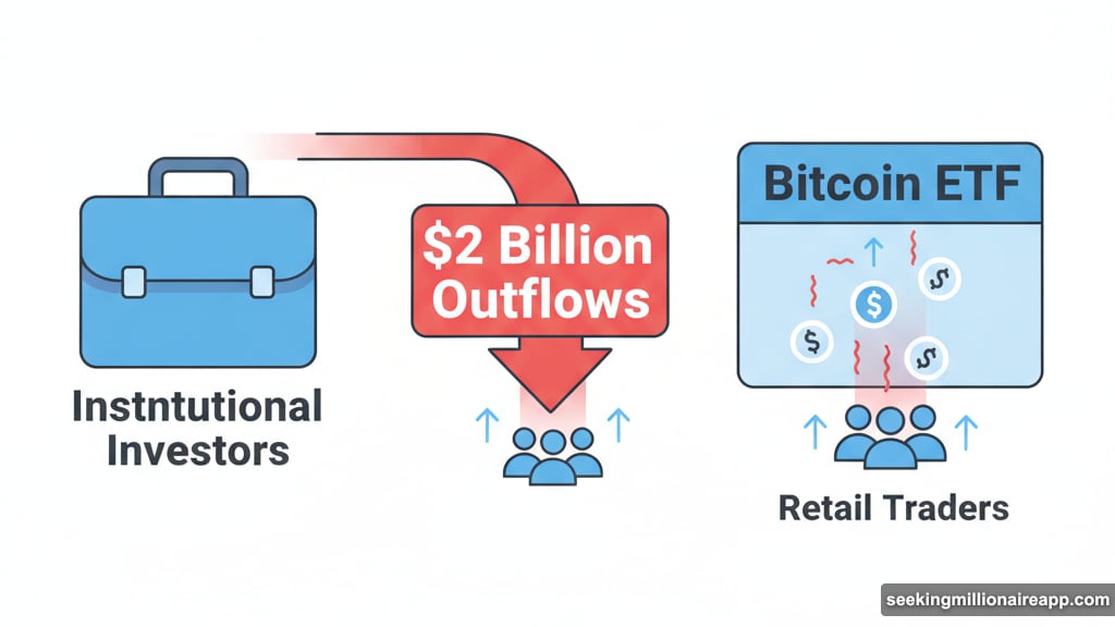 Bitcoin ETFs shed two billion dollars in one week