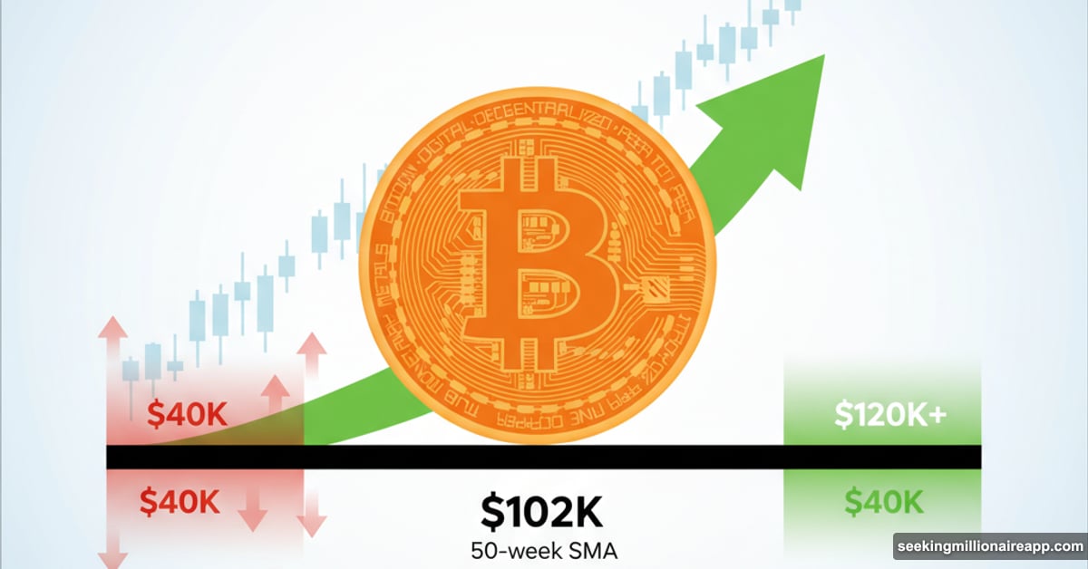 Bitcoin standing firm above 50-week moving average support line