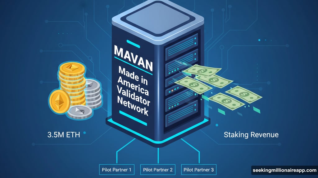 MAVAN validator network generating yield from massive ETH holdings by 2026