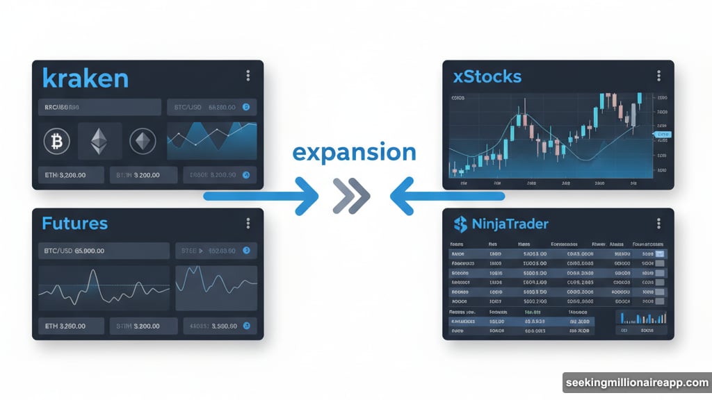 Kraken expanded beyond crypto trading into traditional finance offerings