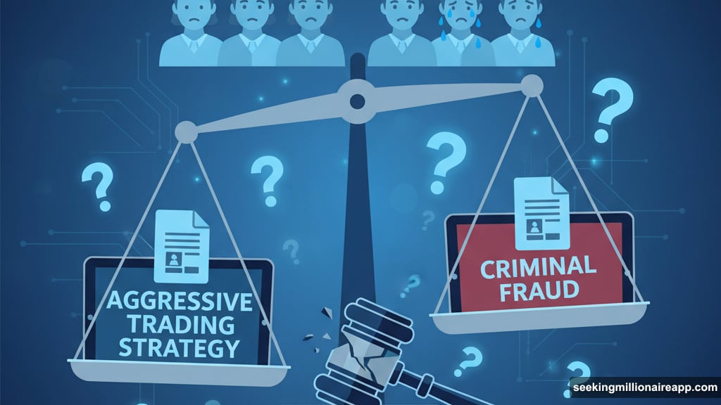 Jury couldn't decide if aggressive trading counted as fraud