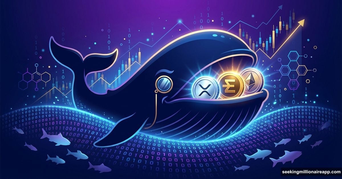 Crypto whale accumulating XRP and altcoin tokens before December rally