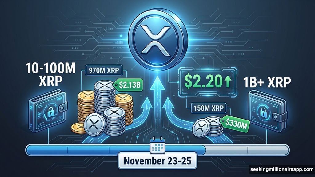 XRP whales bought 2.4 billion dollars worth during late November