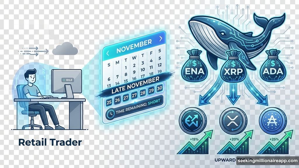 Crypto whales quietly accumulated tokens while retail traders sat sidelines