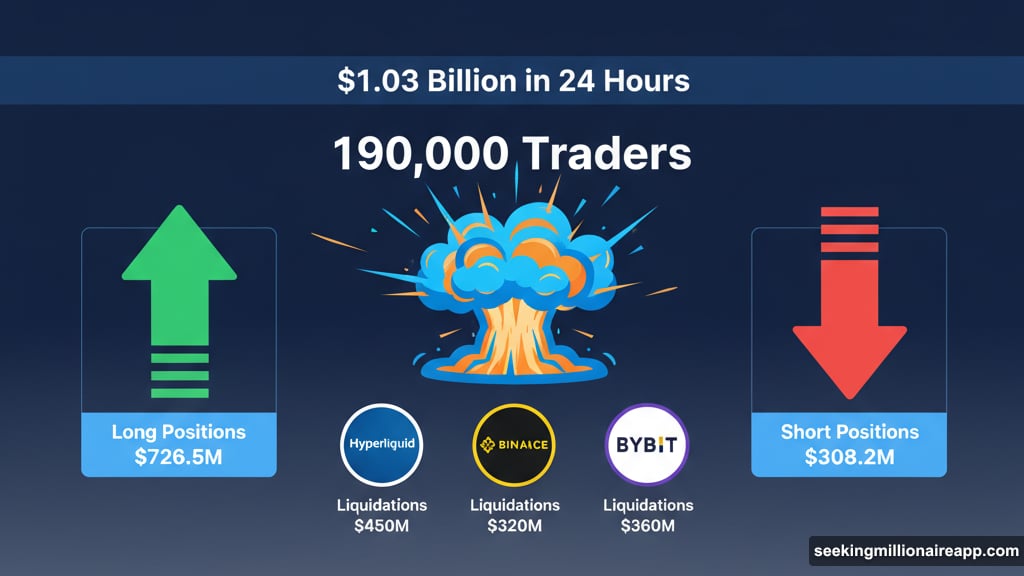 190,000 traders crushed in one day across multiple exchanges