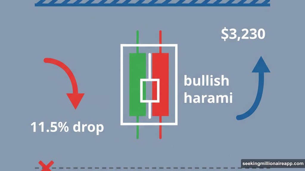 Bullish harami pattern forms after Ethereum eleven percent drop