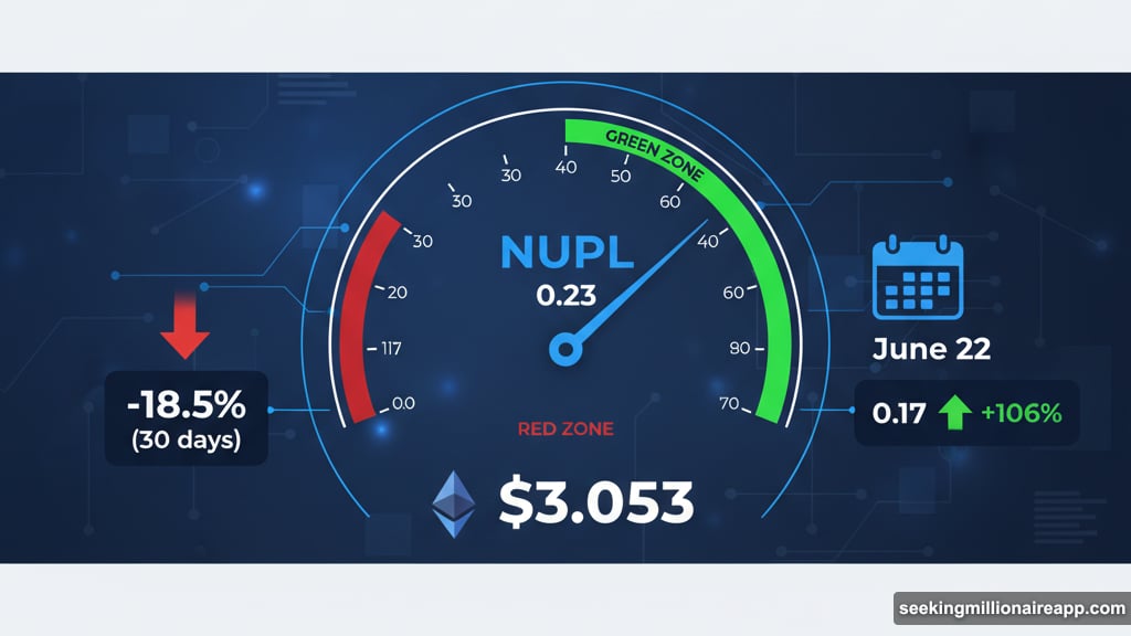 Net Unrealized Profit and Loss dropped to lowest since July