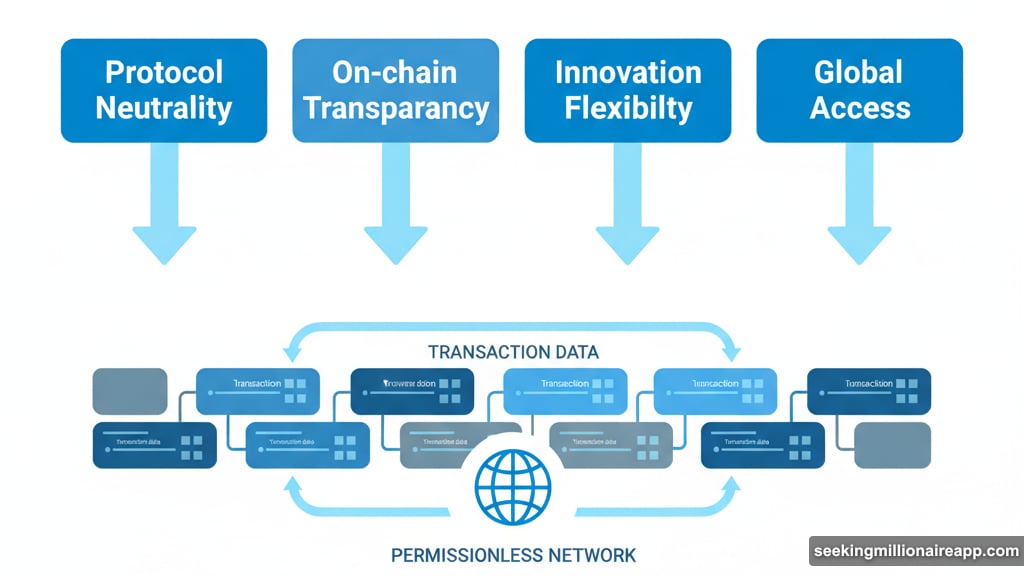 Four core principles protecting protocol neutrality and permissionless global access