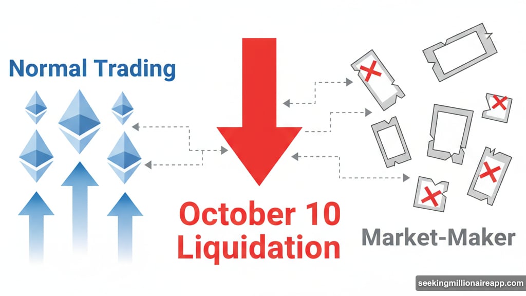 Market-makers vanished after October's liquidation bloodbath creating liquidity crunch