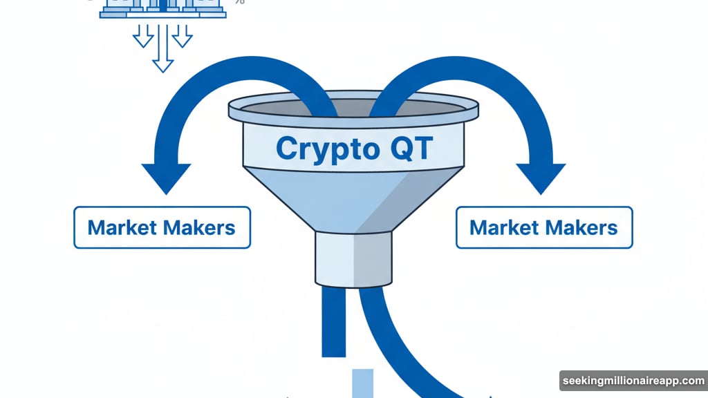 Crypto QT drains liquidity as market-makers retreat from trading