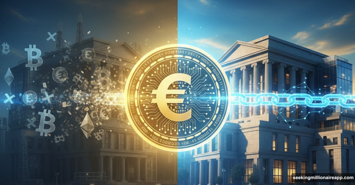 European banks launching euro stablecoins overshadowing decentralized cryptocurrency vision