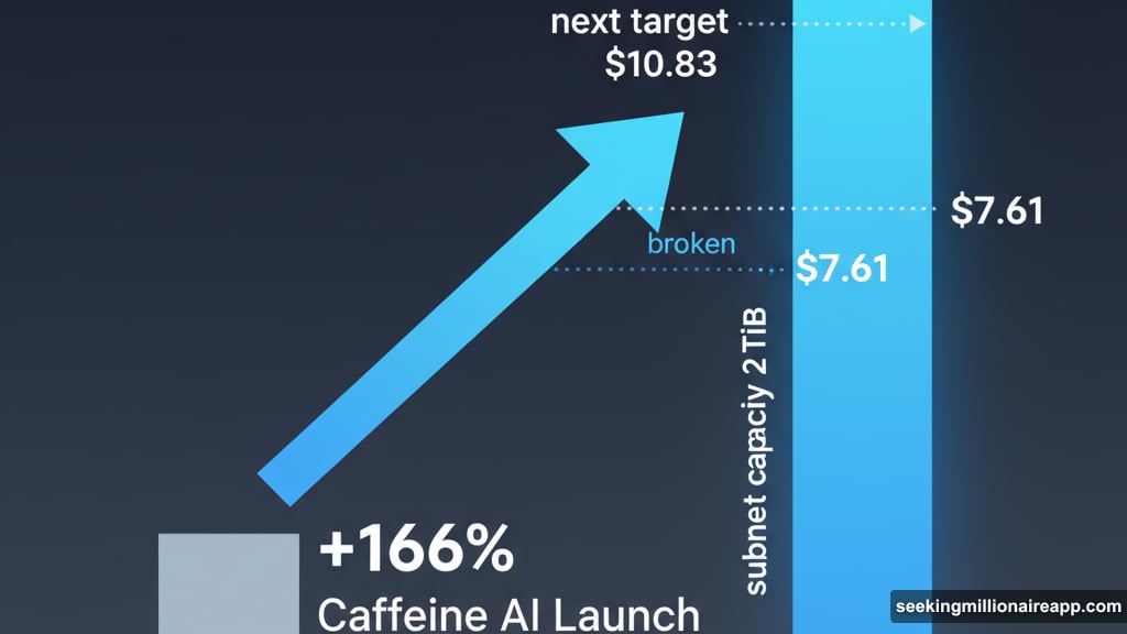 Internet Computer rocketed 166% to $7.80 after Dfinity launched Caffeine AI