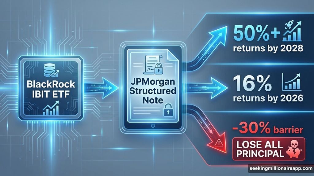 Structured note pays fifty percent or loses entire principal investment