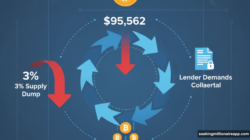 Death spiral fears as falling prices could trigger forced Bitcoin sales