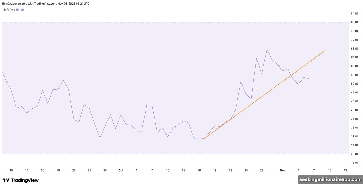 Whales quietly accumulate near support while retail traders exit