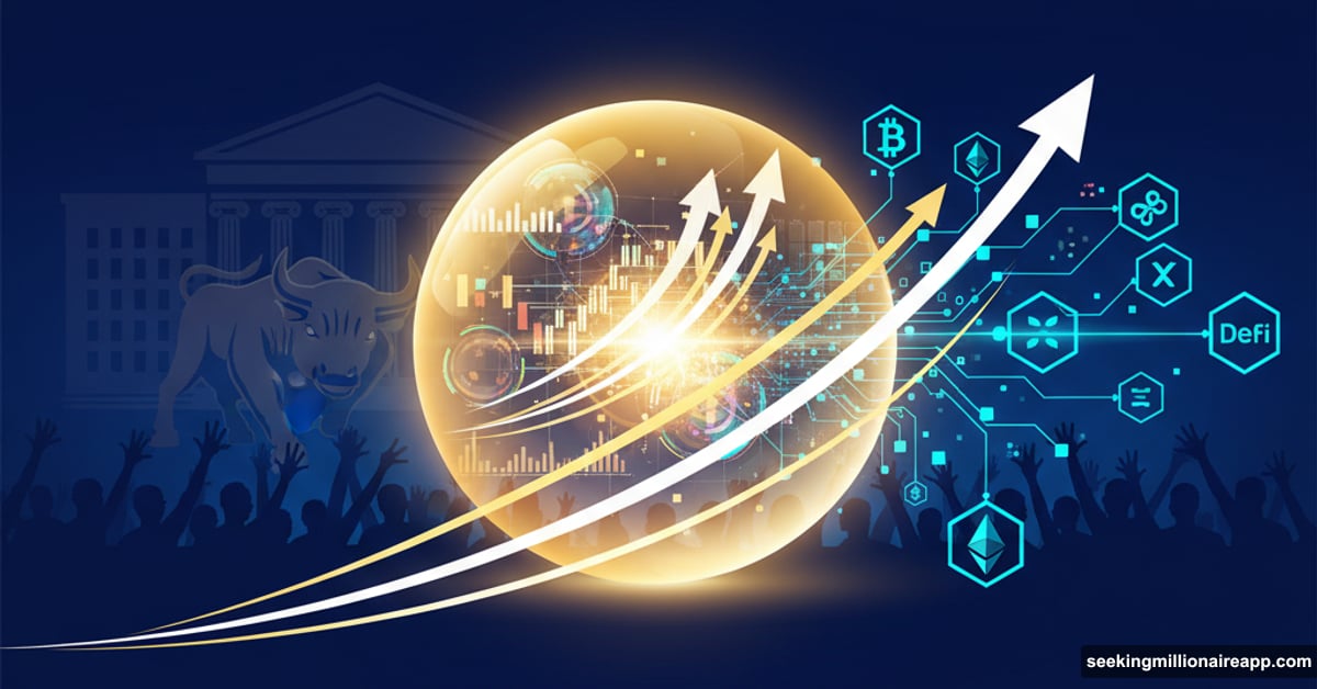 Prediction market sphere bridging traditional finance and blockchain technology