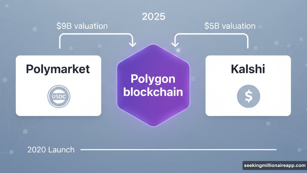 Polymarket and Kalshi prediction markets hit billion-dollar valuations in 2025