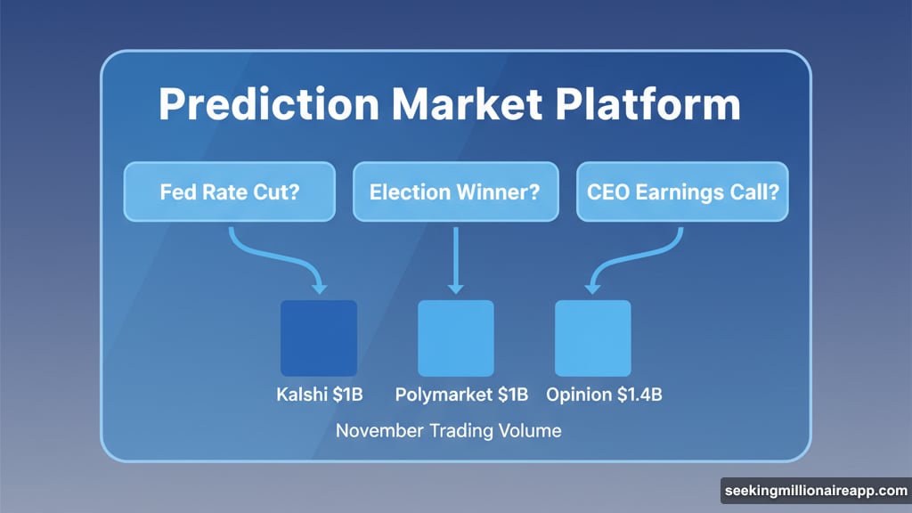 Users bet real money on Fed rates, elections, and earnings calls