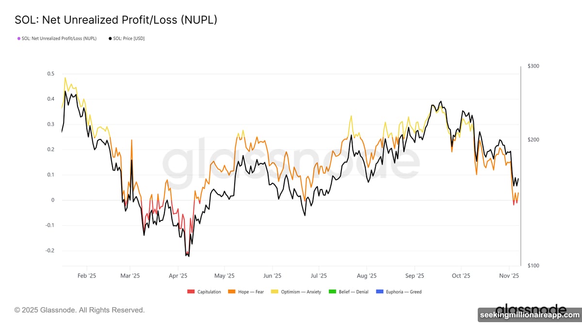 NUPL metric entered capitulation zone marking critical turning points