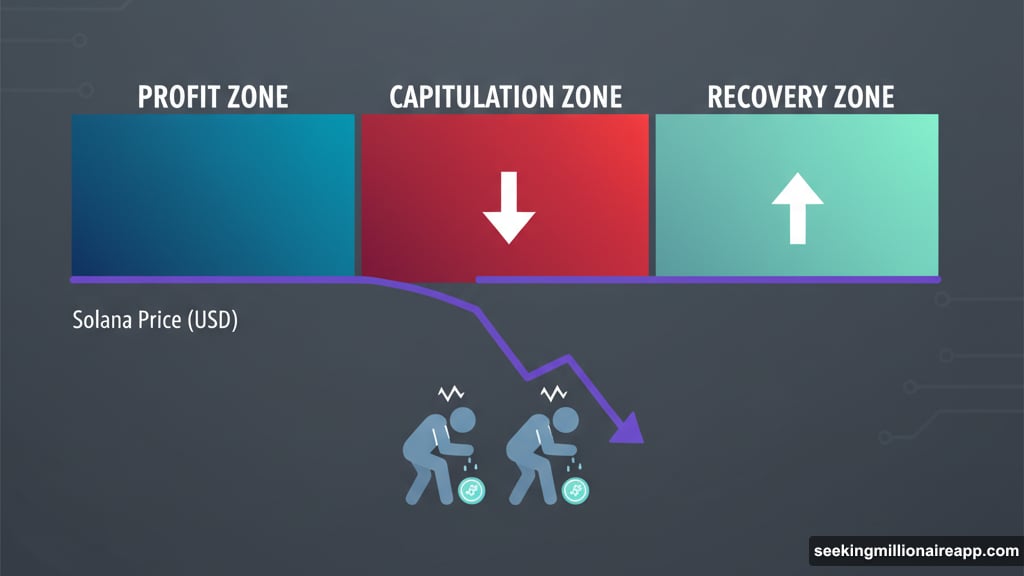 Solana NUPL metric entered capitulation zone signaling investor exhaustion