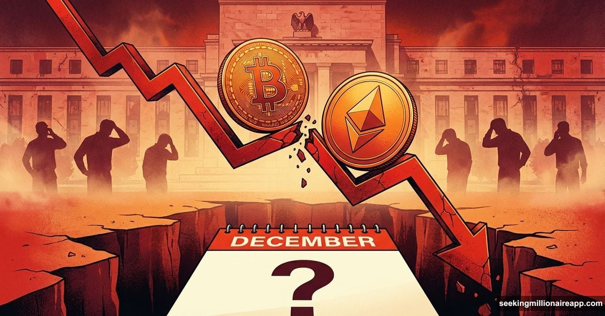 Collapsing job market graph threatening balance of Bitcoin and Ethereum coins