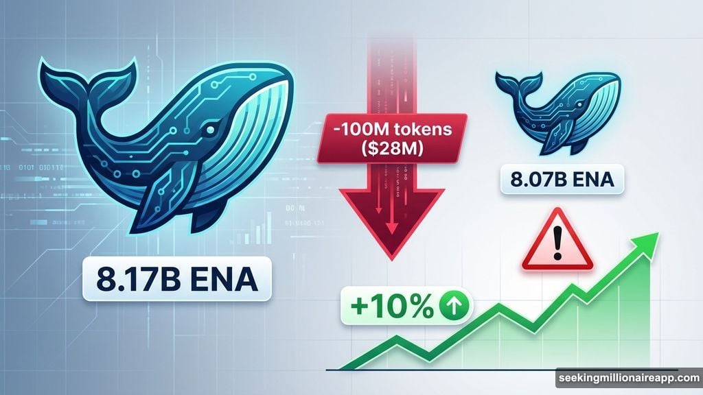 Whales dumped 100 million ENA tokens worth 28 million dollars