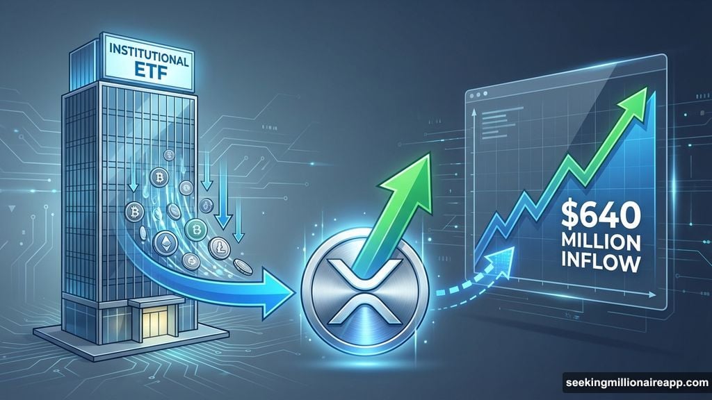 XRP racked up over $640 million in ETF inflows