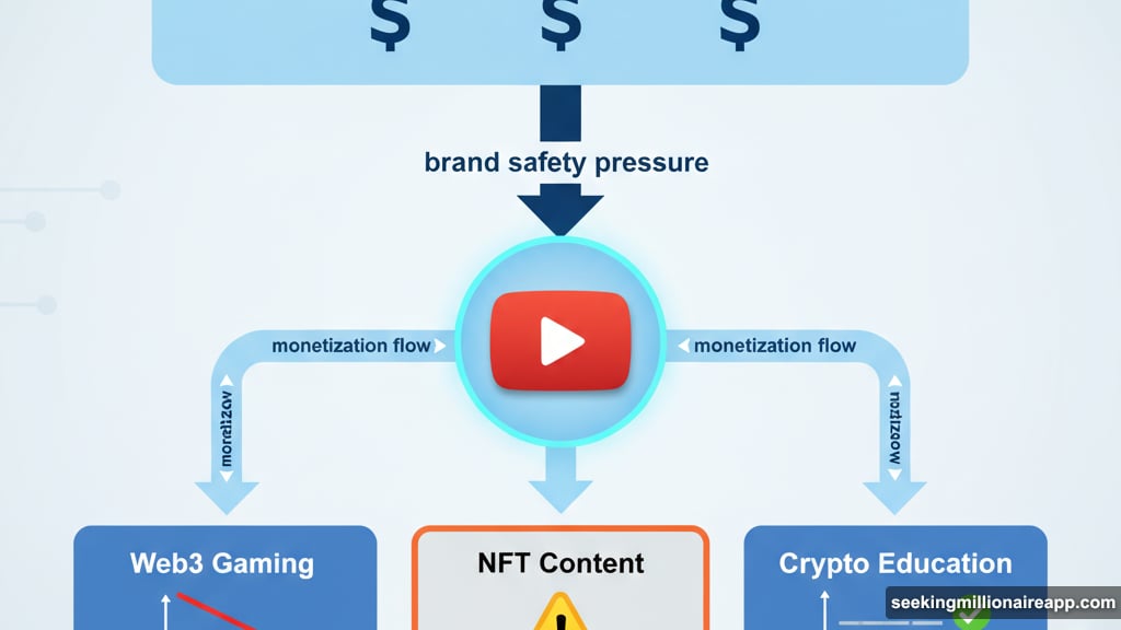 Advertiser pressure drove YouTube stricter content controls for crypto creators